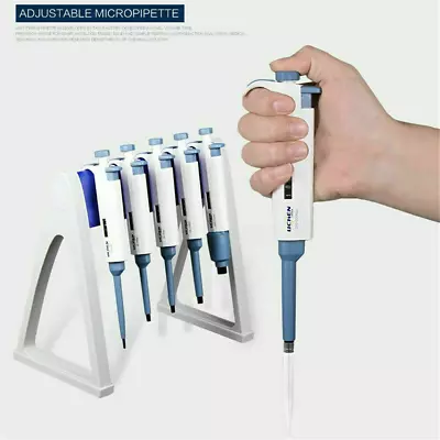 $5.15 • Buy Lab Single Channel Manual Adjustable Micropipette Toppette Pipette Pipettor/Rack