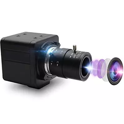 5 Megapixel USB Camera 5-50mm Varifocal Lens Webcam HD 2592X1944 15fps USB With • £96.68