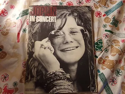 Janis Joplin In Concert  Pvg Guitar Chords Sheet Music Songbook  Rare Vintage • $12.99