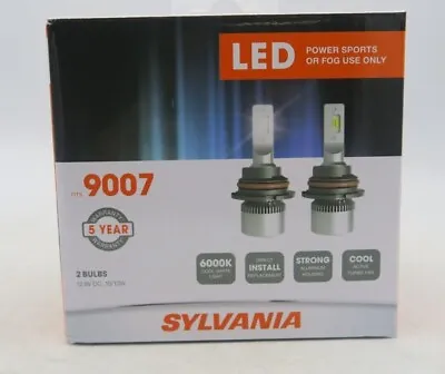 Sylvania Fits 9007 LED Power Sports Or Fog Use Only 2 Bulbs 12.8V 10/13W NEW BOX • $64.99