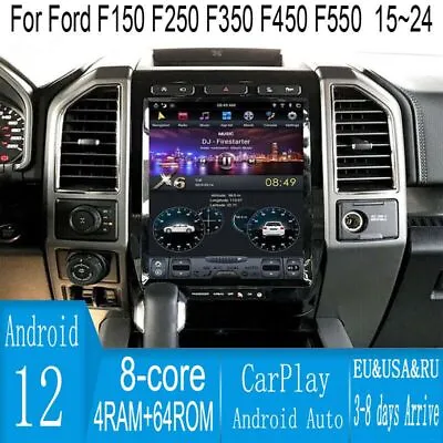 13  Android Navigation Car Gps Stereo Radio For Ford F150 F250 F350 F450 F550 • $875