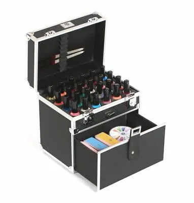 Urbanity Nail Polish Varnish Bottle Beauty Cosmetic Makeup Case Box Q Black • £29.99