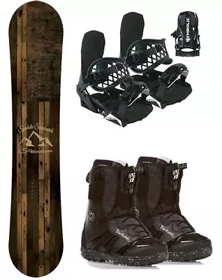 Symbolic Freedom Snowboard+Bindings+Boots Men Women Complete Package +burton STK • $309.99