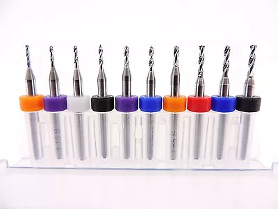 1.05mm To 1.95mm Tungsten Micro Drill Bits Japanese CNC PCB Dremel Installation • $13.95