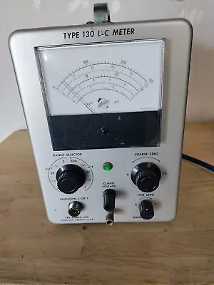 Tektronix TYPE 130 L-C METER VACUUM TUBE INTERELECTRODE CAPACITANCES • $199.99