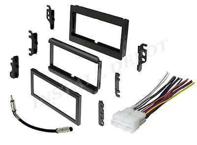 $16.99 • Buy Complete Radio Stereo Installation Dash Kit Plus Wire Harness + Antenna Adapter