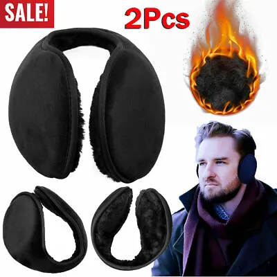 2 X Men Women Ear Muffs Winter Ear Warmers Fleece Earwarmer Behind The Head Band • $6.25