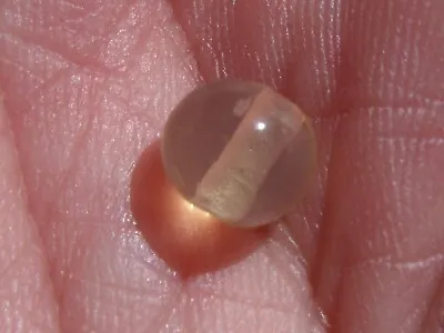 1.31 Ct. Round Cut Mexican Cantera Fire Opal Bead. • $45