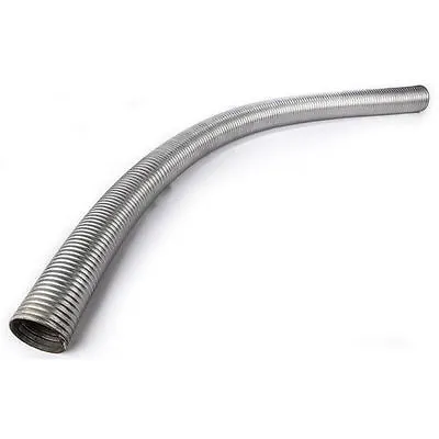 4  ID X 3' Foot Feet Long EXHAUST Flex Pipe Flexible Tubing Steel Tube Connector • $74.95