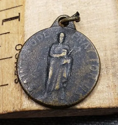 Vintage Pendant Medal St Jude Christian H48 • $14.99