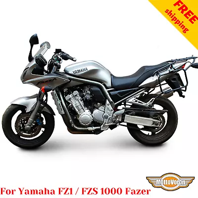 For Yamaha FZ1 Fazer Luggage Rack System FZS 1000 Side Carrier For Cases Monokey • $342.99