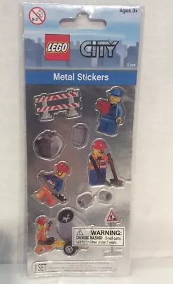 Lego City Metal Stickers Construction Worker Crew Scrapbook Party Supply NEW • $3.33