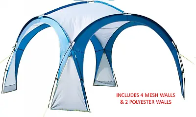 Royal Event Shelter UPF30+ Sun Shelter 3.5 X 35m Camping Gazebo INC WALLS W530 • £99.99