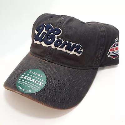 Legacy UCONN Blue Distressed Snapback Hat Cap University Connecticut Huskies • $19.95