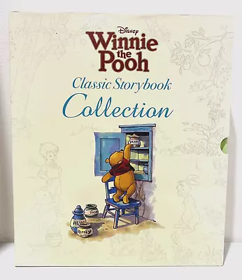 Winnie The Pooh Classic Storybook Collection 4 HC Books + Slipcase Disney 2013 • $22.22