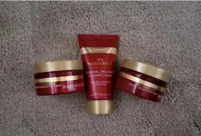 Champneys ORIENTAL OPULENCE  Shower Cream Body Glow Body Cream Travel Size Set  • £19.95