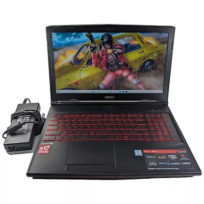 MSI Gaming Laptop GL63 15.6  Intel I5 8300H 2.30GHz 8GB RAM 1TB GTX1050 +🔌 W11 • $369