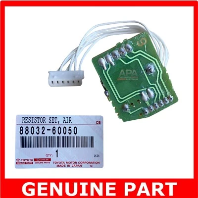 $75.20 • Buy GENUINE Toyota LandCruiser 100 105 Series HDJ HZJ Blower Speed Control Resistor