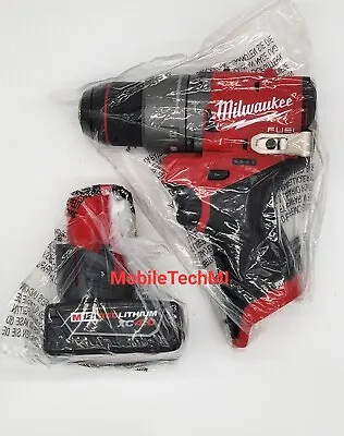 Milwaukee M12 FUEL Hammer Drill Driver 3404-20 + XC4.0 Battery 4.0 Ah NEW GEN 3 • $99.98