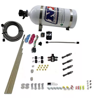 93046-10 Nitrous Express Dry Direct Port Nitrous System 4 Cylinder - 10 Lb • $867.48