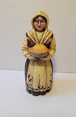 Pam Schifferl Midwest Pilgrim Woman Thanksgiving Figurine Retired Figure 6  Tall • $45