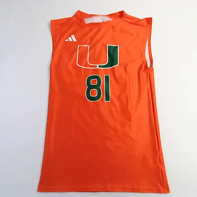 Miami Hurricanes Adidas Compression Top Men's Orange New • $7.35