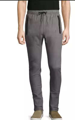 NEW Zanerobe Waffle Cling Grey Marle Cotton Pants Size 30 X 32    FREE SHIPPING • $39.99