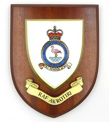 Raf Royal Air Force Station Akrotiri Classic Style Hand Made Mess Plaque • £21.99