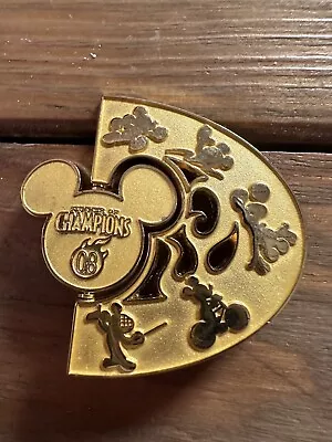 Summer Of Champions 2008 Gold Medal Spinner Mickey Mouse Disney Pin 63953 • $5