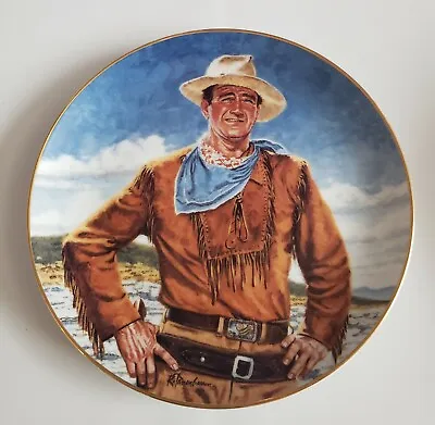 Collector Plate John Wayne The Duke Franklin Mint COA • $21.99
