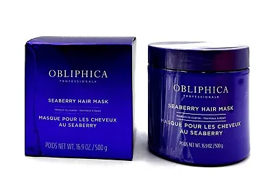 Obliphica Seaberry Hair Mask Medium To Coarse Hair 16.9 Oz • $59.69