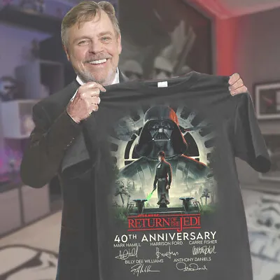 $16.15 • Buy Star Wars The Return Of Jedi 40th Anniversary Darth Vader Tshirt Men