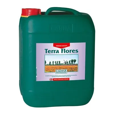 Hydroponics CANNA ADDITIVES Terra Flores Plant Nutrients 5L Litre • £29.25