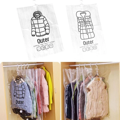 $13.81 • Buy Vaccum Bag Storage-Bag Clothes Hanging Bag PA And PE Material Store Blankets
