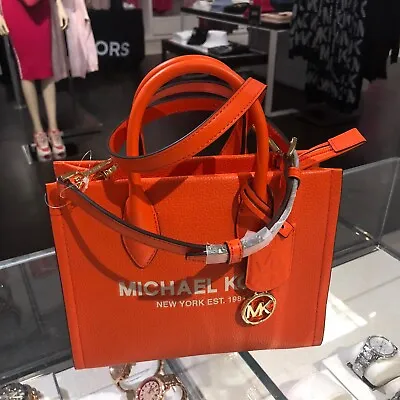 Michael Kors Small Crossbody Handbag Purse Shopper Shoulder  Bag- Poppy Multi • $127