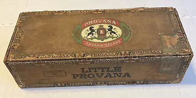 Provana Cigar Box Segars Vintage E.R. Miller Cigar CO. Webb City MO • $39.95