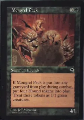 Mongrel Pack - Tempest: #237 Magic: The Gathering NM R12 • $1.39