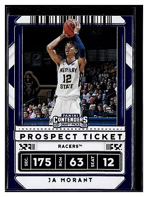 2020 Contenders Ja Morant Prospect Ticket #44 Memphis Grizzlies Murray St! • $1.99