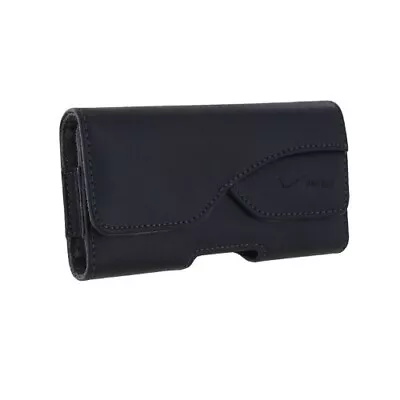 Verizon Universal Horizonal Leather Pouch For Most Small Mobile Devices - Black • $8.49