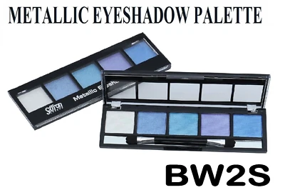 £3.55 • Buy Saffron Metallic Eyeshadow Palette Shimmer Eye Colours