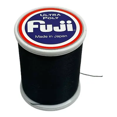 Fuji Grade A NCP Ultra Poly Whipping Thread - Fishing Rod Building - Black • £3.99