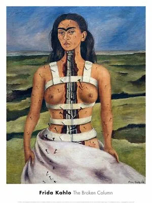 The Broken Column 1944 Frida Kahlo Wall Art Print Poster  14  X 11       1157 • $18.99