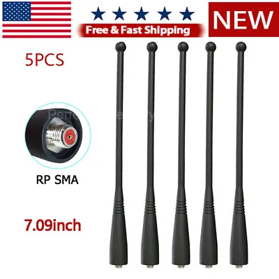 5X UHF Stubby Antenna 7.09  For Motorola HT1000 HT2000 JT1000 Radios 800-900MHz • $12.69