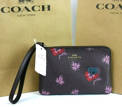 Coach Wildflower  Print Wristlet Wallet F12521 New Limited Edition • $33.92