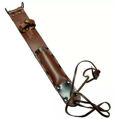 WWII M6 Leather Sheath Scabbard For M3 Trench Knife US Army Airborne Paratrooper • $22.99