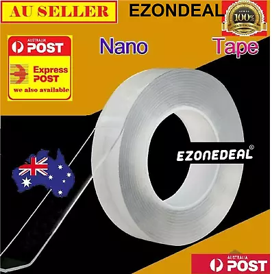 Double Sided Tape Heavy Duty Clear Removable Strong 2 Sided Tape For Craft Wall • $14.99