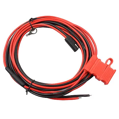 10ft Power Cable Cord W/ Fuse For Motorola Mobile Radio PM400 EM200 EM400 SM50 • $11.65