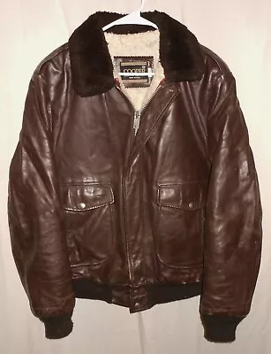 Vintage G-1 Style Bomber Flight Jacket Cooper Military Style Size 42 X Tall • $94.50