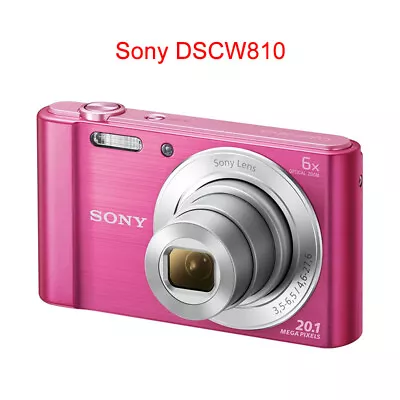 Sony Cyber-shot DSC-W810 6x Optical Zoom 20.1MP Compact Digital Camera -Pink • $159