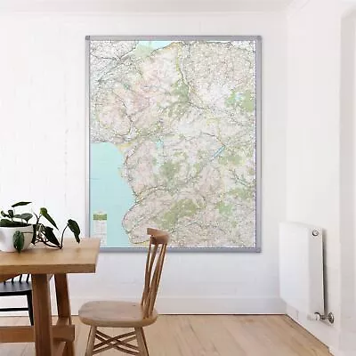 Snowdonia - UK National Park Wall Map Laminated • £34.99